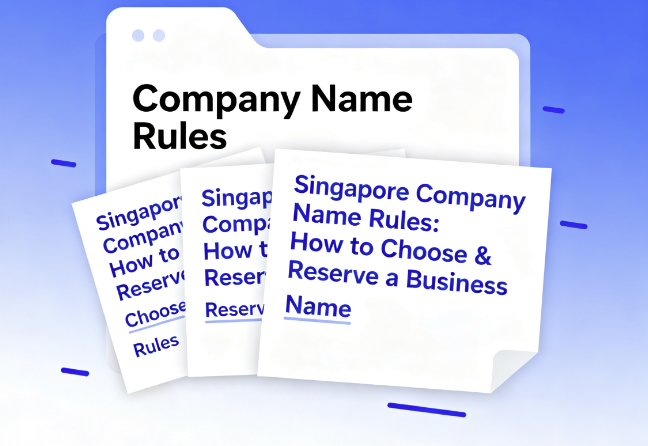 Singapore Company Name Rules: How to Choose & Reserve a Business Name